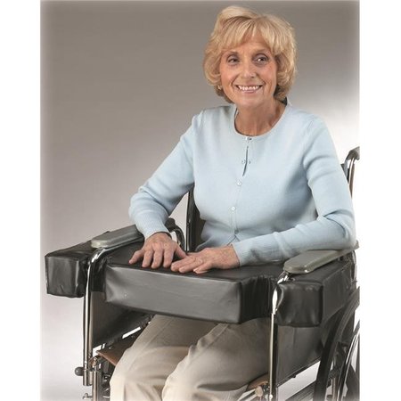 SKIL-CARE Skil-Care 307042 2.5 in. Lap Top Thick 18 in. Cushion with Cutouts for Half-Arm Wheelchairs 307042